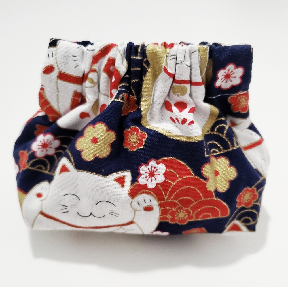 Japanese Coin Purse Pouch Wallet Bag | Lucky Cat